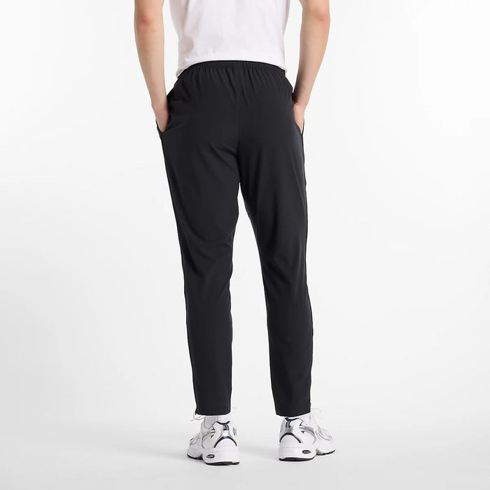 ニューバランスNEWBALANCEウーブンパンツスポーツウーブンパンツメンズ大人はっ水軽量裾ジッパードローコードMP51904-BK