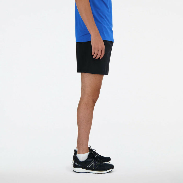 【エントリーでポイント10倍】ニューバランスnewbalanceメンズランニングショートパンツ5インチインナー付きショーツMS41227-BK