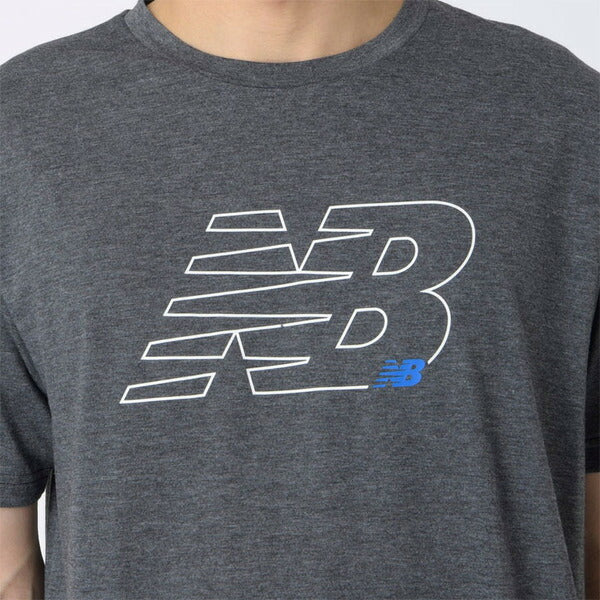 【ネコポス送料無料】ニューバランスNewBalanceメンズTシャツ吸汗速乾MT41071-HC