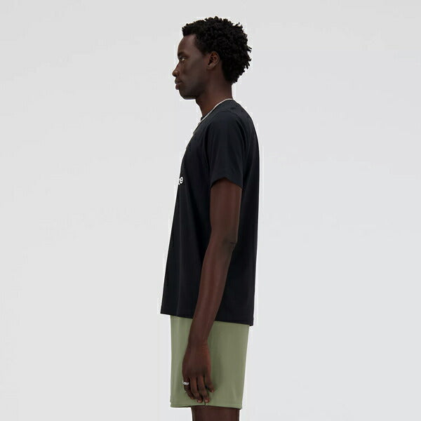【ネコポス対応可】ニューバランスNewbalanceStackedLogoショートスリーブTシャツメンズ半袖TシャツMT41502-BK
