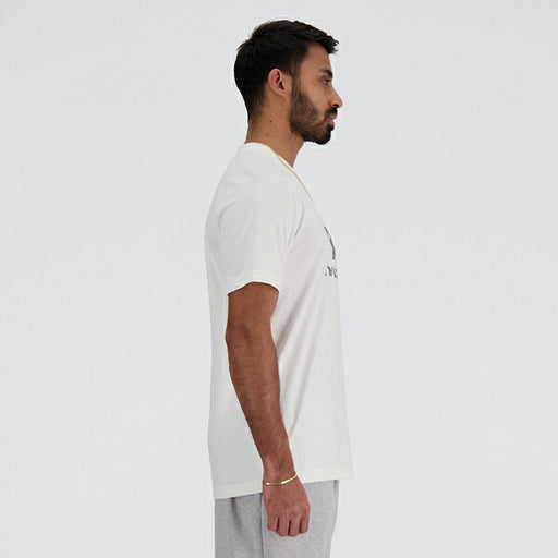 【ネコポス対応可】ニューバランスNewbalanceStackedLogoショートスリーブTシャツメンズ半袖TシャツホワイトMT41502-WT