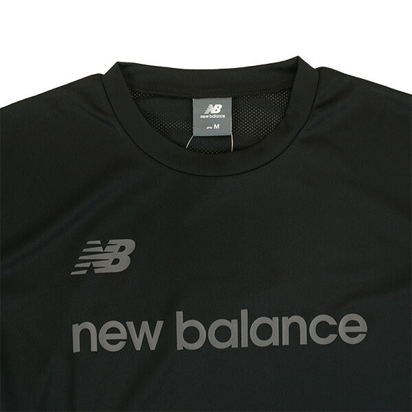 【ネコポス対応可】ニューバランスNewBalanceプラクティスショートスリーブシャツMT61573K陸上ランニングサッカーフットサルプラクティスシャツ半袖練習着メンズ