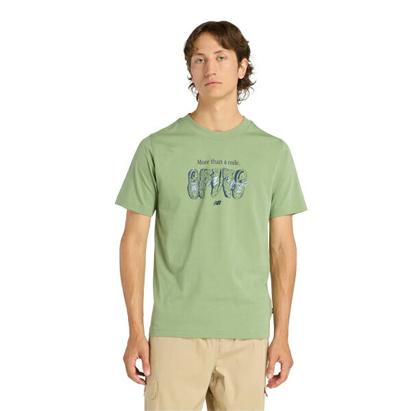 【ネコポス対応可】ニューバランスNewBalanceマイラーTシャツメンズ半袖シャツMT61778S-ARR
