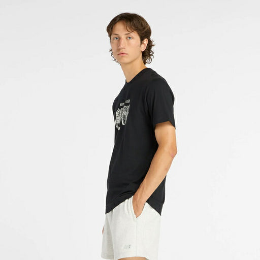 【ネコポス対応可】ニューバランスNewBalanceマイラーTシャツメンズ半袖シャツMT61778S-BK