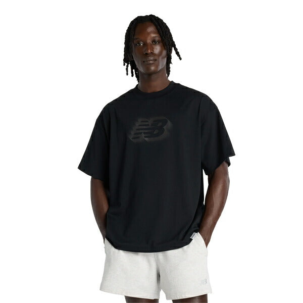【ネコポス対応可】ニューバランスNewBalanceNBロゴTシャツメンズ半袖TシャツMT61C625-BK
