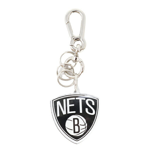 ジャスティスバスケットボールアクセサリー極厚アクリルキーホルダーNBAブルックリンネッツファングッズNBA35192