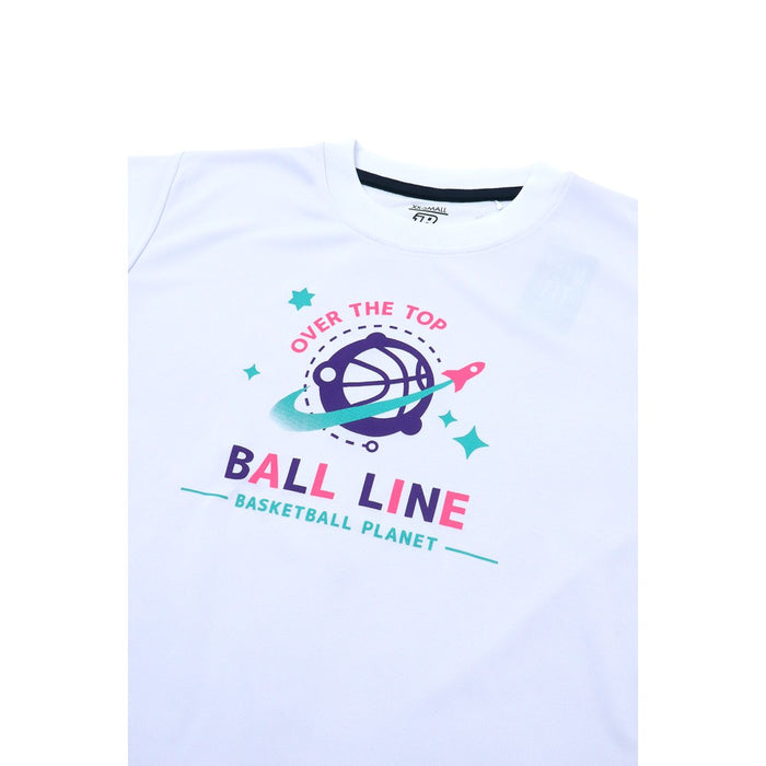 【ネコポス送料無料】オンザコートBALLLINEバスケットボールメンズレディースユニセックススリムTシャツ半袖NBT-1826