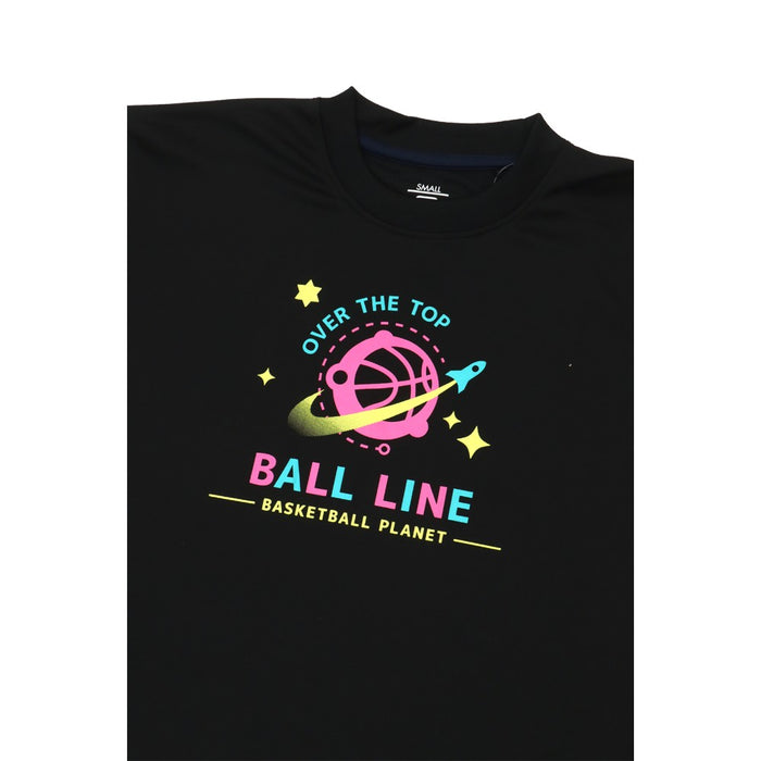 【ネコポス送料無料】オンザコートBALLLINEバスケットボールメンズレディースユニセックススリムTシャツ半袖NBT-1826