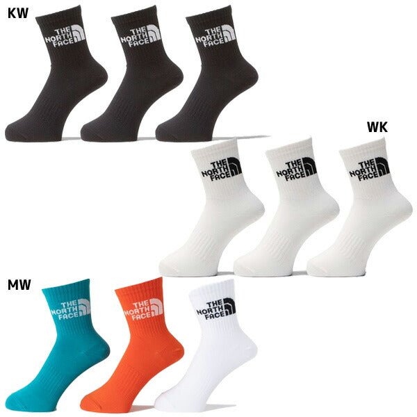 ザ・ノース・フェイスTHENORTHFACEメンズレディーススポーツソックス3Pクルー25SSTNFジャカードロゴ3PクルーNN82411靴下