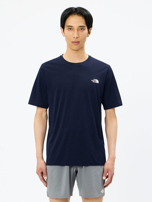 【ネコポス送料無料】ザ・ノース・フェイスTHENORTHFACEランニングTシャツ半袖ショートスリーブGTDメランジクルーメンズ大人吸汗速乾抗菌NT12595