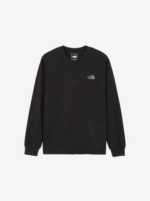 【ネコポス送料無料】ザ・ノース・フェイスTHENORTHFACEスポーツメンズ長袖ロングTシャツロングスリーブバックスクエアロゴティー25FWNT32442