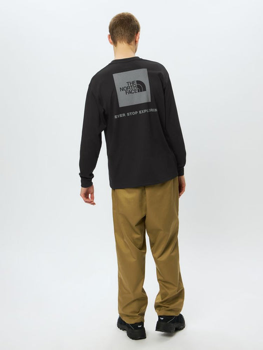 【ネコポス送料無料】ザ・ノース・フェイスTHENORTHFACEスポーツメンズ長袖ロングTシャツロングスリーブバックスクエアロゴティー25FWNT32442