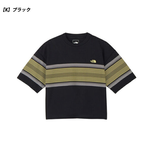 ザ・ノース・フェイスTHENORTHFACEショートスリーブフリーランパネルボーダークルーレディース半袖シャツNTW12691