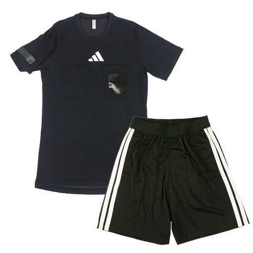 アディダスadidas接触冷感レフェリーシャツレフェリーショーツ上下セットODW41/DB694サッカーフットサル審判レフェリーウェア