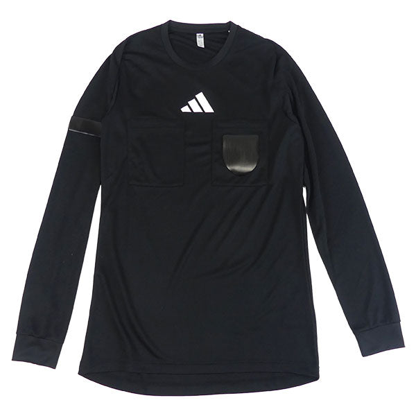 アディダスadidas接触冷感長袖レフェリーシャツODW42-KK8095サッカーフットサルレフェリーウェア審判用メンズ
