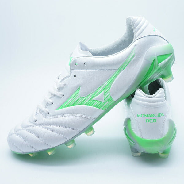 モナルシーダネオ3ELITEミズノmizunoP1GA252037ホワイトグリーンサッカースパイク
