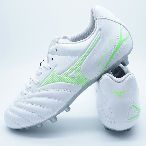 モナルシーダネオ3SELECTMGミズノmizunoP1GA252637ホワイトグリーンサッカースパイク