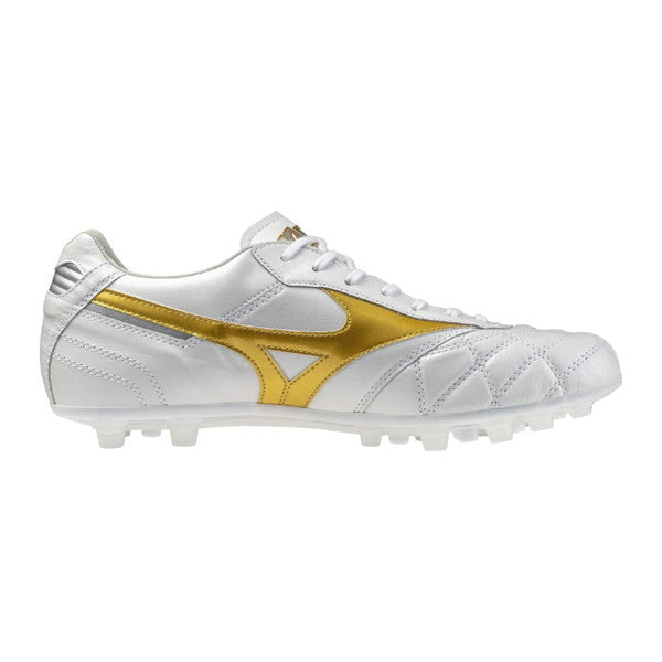 モレリア2JAPANAGショートノーマルミズノmizunoP1GA260350ホワイト/ゴールドサッカースパイク人工芝天然芝