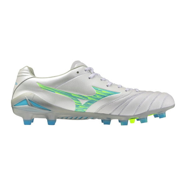 モナルシーダNEO3ELITEミズノmizunoP1GA262025ホワイト/ブルー/グリーンサッカースパイク