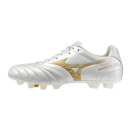 モナルシーダNEO3WIDEELITEミズノmizunoP1GA262150ホワイト/ゴールドサッカースパイク