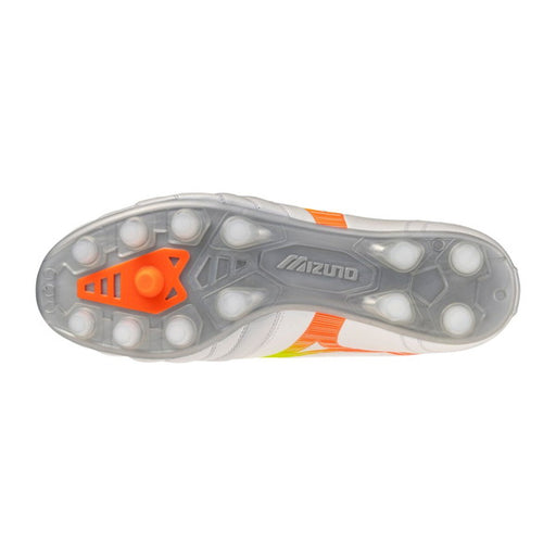 モナルシーダNEO3WIDEELITEミズノmizunoP1GA262154ホワイトオレンジサッカースパイク