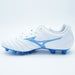 モナルシーダネオ3SELECTJrミズノmizunoP1GB242525ホワイト×ブルージュニアサッカースパイク