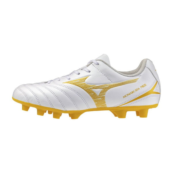 モナルシーダNEO3セレクトJRミズノmizunoP1GB262550ホワイト/ゴールドジュニアサッカースパイク