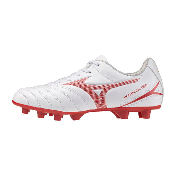 モナルシーダNEO3SELECTJrミズノmizunoP1GB262560スーパーホワイトパールルビーレッドジュニアサッカースパイク