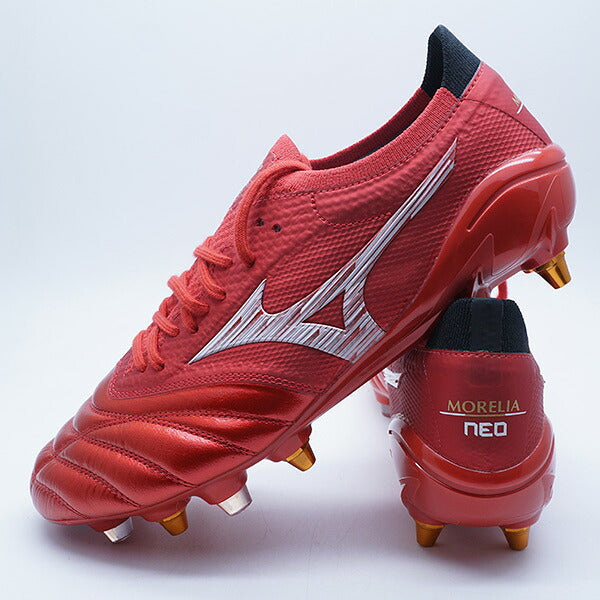 モレリアNEO4βJAPANMIXミズノmizunoP1GC254060レッドサッカースパイク取替式