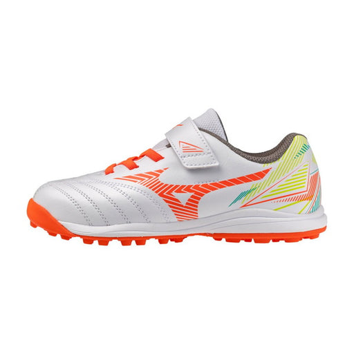 ALEGOALSBASミズノmizunoP1GE262854ホワイトオレンジジュニアサッカートレーニングシューズ