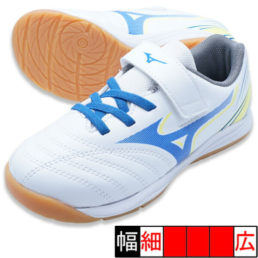 アレゴールSBINミズノmizunoP1GG262825ホワイトジュニアフットサルシューズインドア室内用ベルクロ