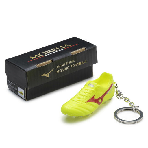 ミズノmizunoモレリアIIキーチェーンP1GZ247045サッカースパイク型キーホルダーイエロー