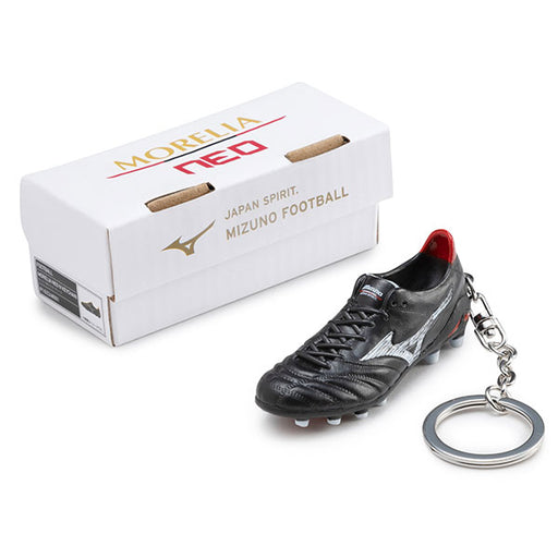ミズノmizunoモレリアネオIVキーチェーンP1GZ2480サッカースパイク型キーホルダー