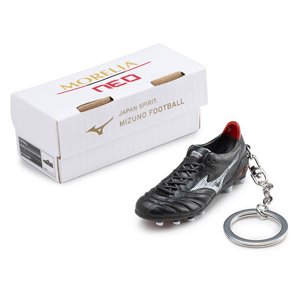 ミズノmizunoモレリアネオIVキーチェーンP1GZ2480サッカースパイク型キーホルダー
