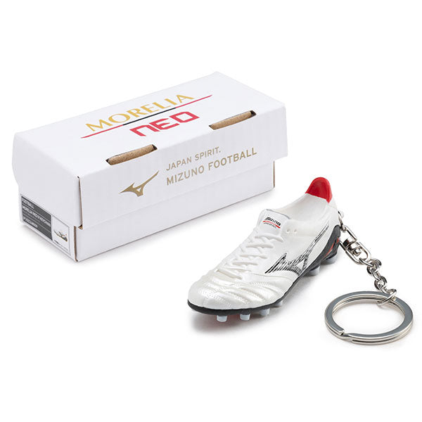 ミズノmizunoモレリアネオIVキーチェーンP1GZ2480サッカースパイク型キーホルダー