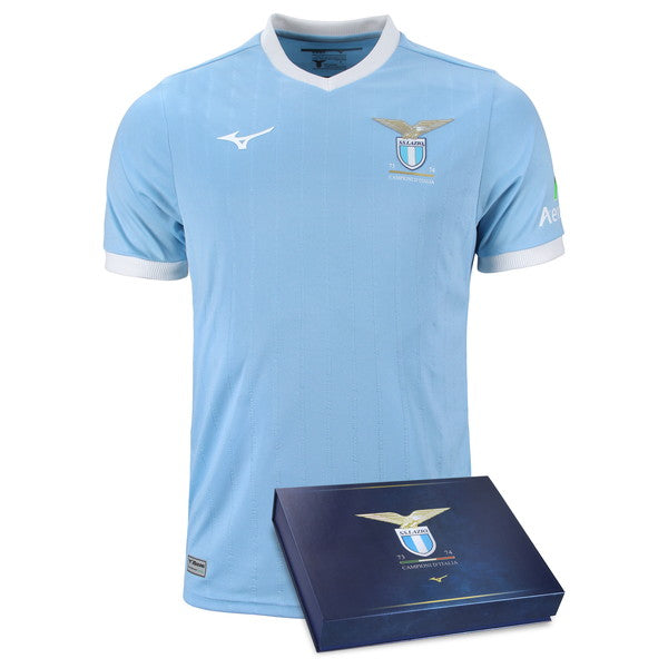 【ショップ限定エントリーでさらに+9倍】ラツィオLAZIO2024レプリカホームユニフォームスペシャルキットP2GAAX3404サッカー半袖ミズノmizuno
