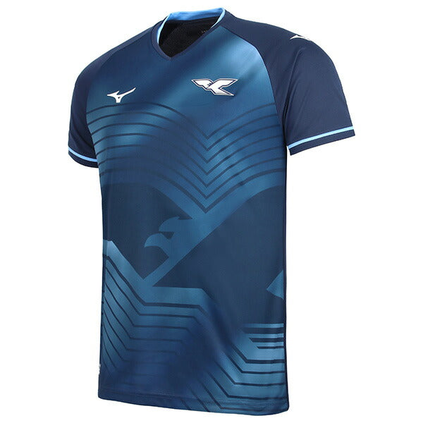 【ショップ限定エントリーでさらに+9倍】ラツィオLAZIO2025-26レプリカ3rdユニフォームP2GACX0914サッカーネイビー半袖ミズノmizuno