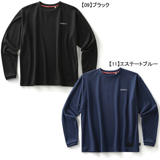 ミズノmizunoモレリアバックプリントTシャツ長袖P2MAB556サッカーフットサルカジュアルリラックスオフピッチメンズ