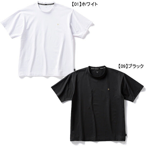 【ネコポス送料無料】ミズノmizunop．(ピードット)TシャツP2MAC031サッカーフットサルカジュアル半袖メンズ