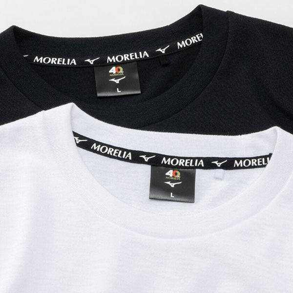 ミズノMIZUNOモレリア40周年記念Tシャツ2枚セットP2MAC055サッカーフットサル半袖Tシャツ箱入り