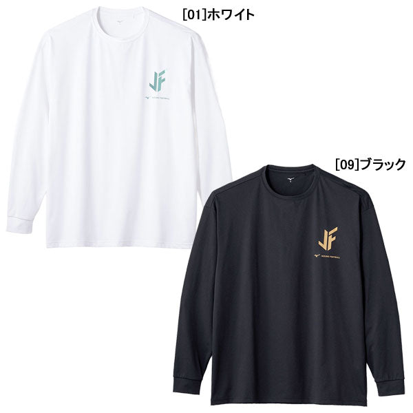 ミズノmizunoJFストレッチソフトドライTシャツ長袖P2MADJ02サッカーフットサルフェリックスプラシャツメンズ