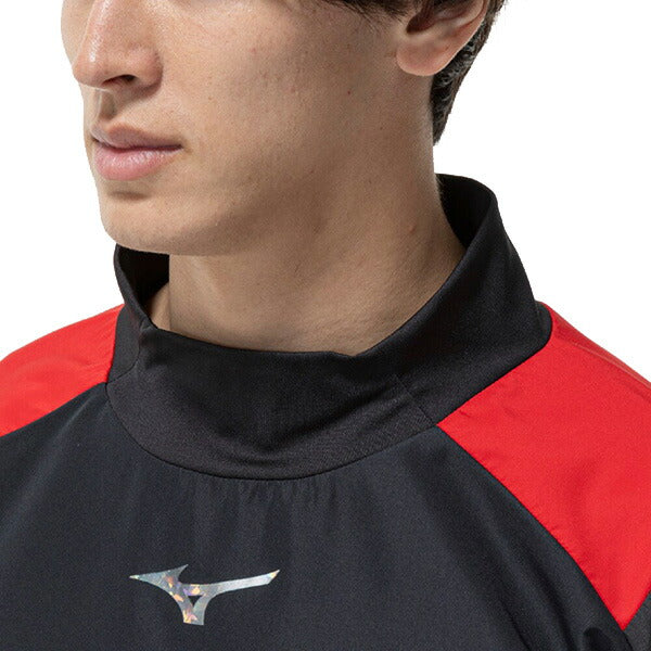 ミズノmizunoピステシャツP2MEC525サッカーフットサルブレーカートレーニングトップ練習着防風メンズ