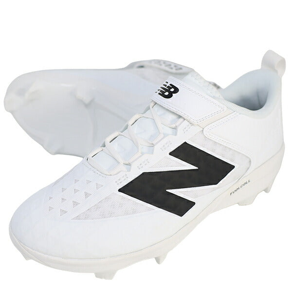 ニューバランスNEWBALANCE野球ポイントスパイクメンズ大人FuelCell4040v8Molded紐＋ベルト2EベースボールスパイクPL4040K8-2E-W8