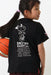 【ネコポス送料無料】PEANUTSピーナッツバスケットボールジュニアキッズTシャツスリム半袖PNU-1710