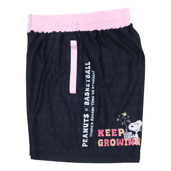 【ショップ限定エントリーでさらに+9倍】PEANUTSピーナッツバスケットボール昇華バギーパンツポケット付ハーフパンツショートパンツPNUP-8711
