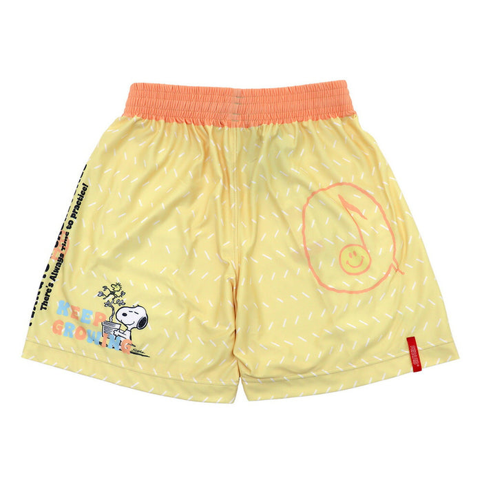 PEANUTSピーナッツバスケットボール昇華バギーパンツポケット付ハーフパンツショートパンツPNUP-8711