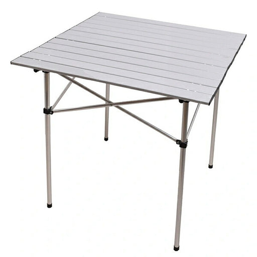 ピースパークpeaceparkアルミテーブルPP0250サッカーアウトドア折り畳みテーブル70×68.5×68.5cmシルバーキャンプピクニックスポーツ観戦