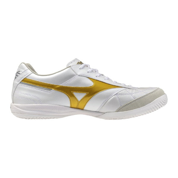 モレリアサラJAPANINミズノmizunoQ1GA260250ホワイト/ゴールドフットサルシューズインドア室内用