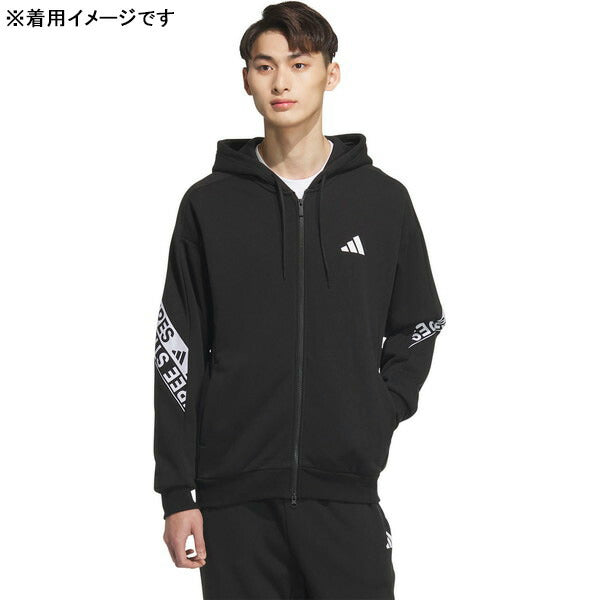 アディダスadidasMWORDスウェットフルジップパーカーQD549サッカーフットサルカジュアルルーズフィットメンズ