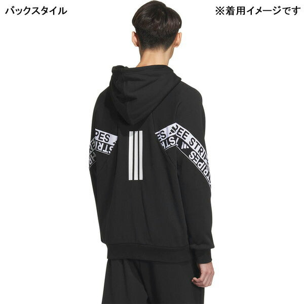 アディダスadidasMWORDスウェットフルジップパーカーQD549サッカーフットサルカジュアルルーズフィットメンズ